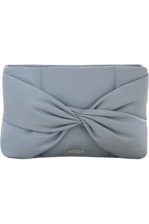 Kocca Femme, Sacs, Bleu, Taille: ONE Size Pochette Tressée
