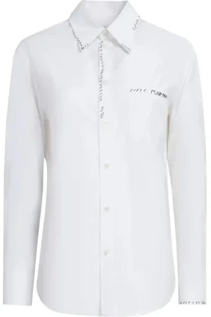 Marni Femme, Blouses et Chemises, Blanc, Taille: 36 FR Chemise Blanche Classique pour Femmes