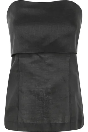 SEMICOUTURE Femme, Tops, Noir, Taille: 36 FR Pepita Top