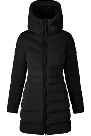 Canada Goose Femme, Manteaux, Noir, Taille: 36 FR Manteau Court Noir en Duvet Clair