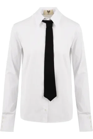 ANIYE BY Femme, Blouses et Chemises, Blanc, Taille: 38 FR Chemise Blanche pour Femme