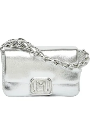 MARELLA Femme, Sacs, Gris, Taille: ONE Size Sac bandoulière laminé argent Lontra2
