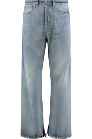 Maison Margiela Homme, Jeans, Bleu, Taille: W31 Jean denim classique avec détails métalliques