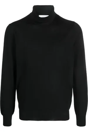 LARDINI Homme, Pulls, Noir, Taille: 3XL Pull en Laine Élégant pour Homme