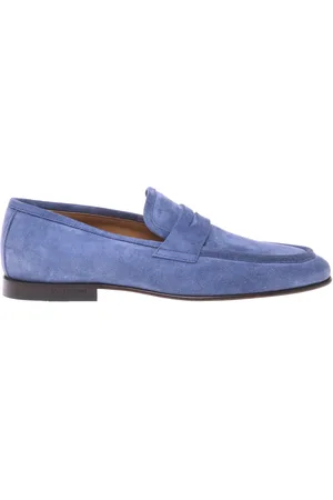 BALDININI Homme, Chaussures, Bleu, Taille: 43 EU Air force suede loafer
