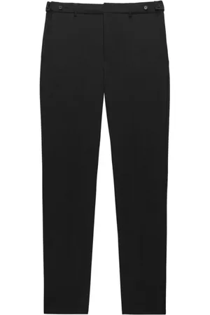Msgm Homme, Pantalons, Noir, Taille: XL Pantalon Noir en Laine