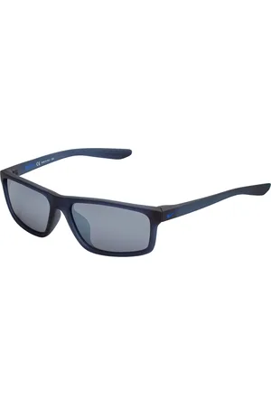 Nike Homme, Accessoires, Bleu, Taille: ONE Size Lunettes de soleil rectangulaires injectées, protection UV