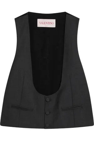 VALENTINO GARAVANI Homme, Vestes, Noir, Taille: M Gilet Court en Tricot