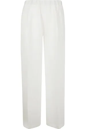 SEMICOUTURE Femme, Pantalons, Blanc, Taille: 36 FR Pantalons élégants pour hommes