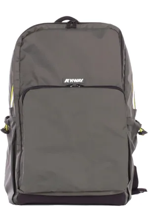 K-Way Unisex, Sacs, Vert, Taille: ONE Size Sac à dos avec logo et compartiment pour ordinateur portable