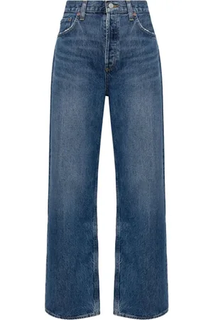 AGOLDE Femme, Jeans, Bleu, Taille: W29 Jean en denim bleu coupe décontractée