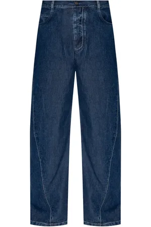 Bottega Veneta Homme, Jeans, Bleu, Taille: S Jean Évasé à Coutures Contrastées