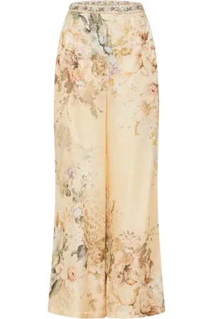 Camilla Femme, Pantalons, , Taille: 38 FR Pantalon Large Floral