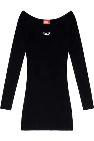 Diesel Femme, Robes, Noir, Taille: 40 FR Robe Élégante pour Femme