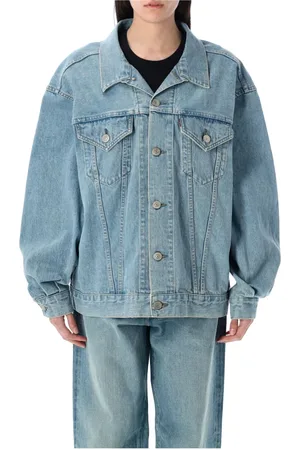 JUNYA WATANABE Femme, Vestes, Bleu, Taille: 38 FR Veste Oversize en Denim Indigo Ss25