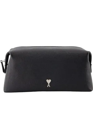 Ami Femme, Sacs, Noir, Taille: ONE Size Pochette Cuir Style Cœur