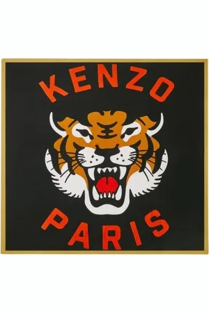 Kenzo Femme, Accessoires, Noir, Taille: ONE Size Élégant Mouchoir