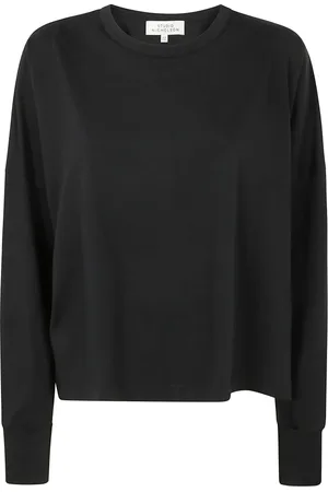 STUDIO NICHOLSON Femme, Tops, Noir, Taille: 32 FR T-shirt à manches longues pour femmes