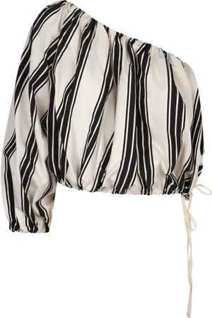 Serafini Femme, Blouses et Chemises, , Taille: 38 FR Haut à une épaule rayé