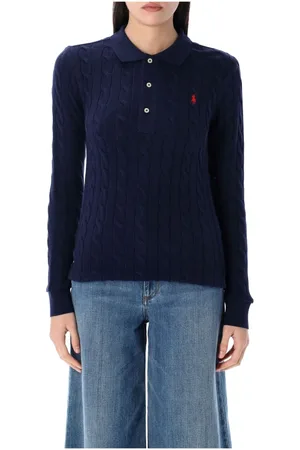 Ralph Lauren Femme, Pulls, Bleu, Taille: 40 FR Vêtements pour femmes Tricots Newport Navy Ss25