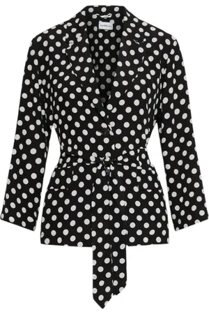 MARELLA Femme, Vestes, Noir, Taille: 38 FR Blazer en Soie Noir Livia