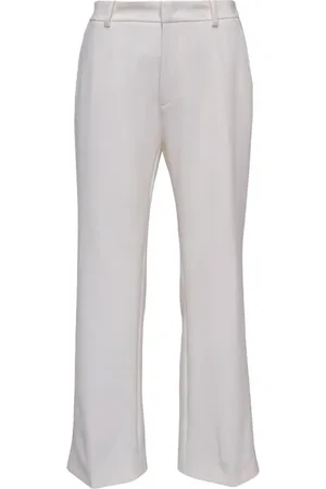 Nº21 Femme, Pantalons, Blanc, Taille: 46 FR Pantalon Élégant en Polyester