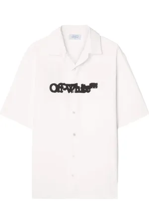 OFF-WHITE Homme, Chemises, Blanc, Taille: L Chemise de bowling Arrow Popl