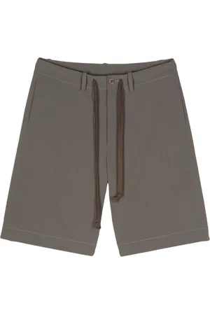 UMA WANG Homme, Shorts, Gris, Taille: S Shorts Bermuda Gris en Coton avec Cordon