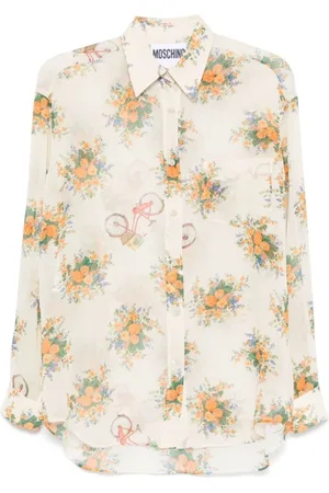 Moschino Femme, Blouses et Chemises, Multicolore, Taille: 38 FR Collection de Chemises Élégantes