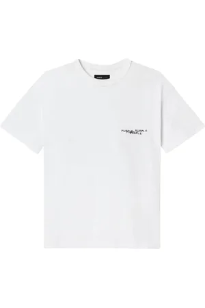 Purple Brand Homme, Tops, Blanc, Taille: S T-shirts et Polos Blancs avec Logo