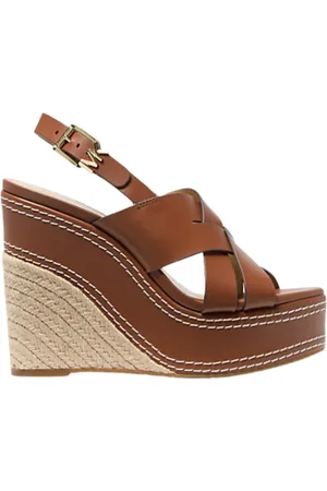 Michael Kors Femme, Chaussures, Brun, Taille: 39 EU Baskets Nora Wedge avec Bagages