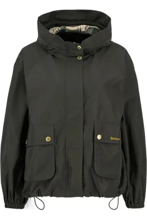 Barbour Femme, Vestes, Vert, Taille: 40 FR Parka en polyester style imperméable
