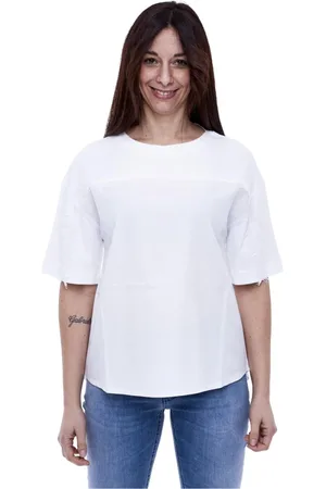 ALPHA STUDIO Femme, Tops, Blanc, Taille: 38 FR Turtleneck Jersey Femme