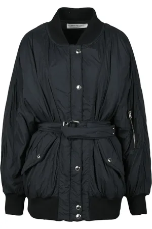 Serafini Femme, Vestes, Noir, Taille: 36 FR Bomber Rembourré avec Fermeture Éclair