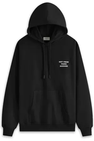 Drôle de Monsieur Homme, Sweatshirts et sweats à capuche, Noir, Taille: S Slogan Sweat à capuche