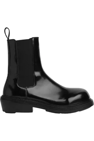 Bottega Veneta Femme, Chaussures, Noir, Taille: 36 EU V3H80 Bottines en Cuir Noir