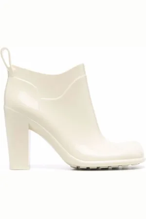 Bottega Veneta Femme, Chaussures, Blanc, Taille: 37 EU Botte Sel Marin 9031