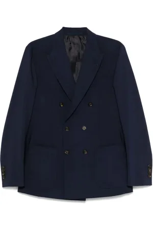 ELEVENTY Homme, Vestes, Bleu, Taille: 2XL Veste Bleue avec Évents Arrière