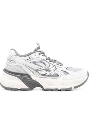 Palm Angels Femme, Chaussures, Blanc, Taille: 37 EU Baskets Blanches avec Cheville Rembourrée