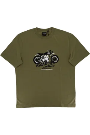 Barbour Homme, Tops, Vert, Taille: XL T-shirt Graphique Vert Polos