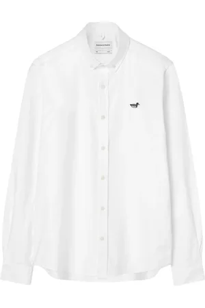 Edmmond Studios Homme, Chemises, Blanc, Taille: L Chemise Blanche Classique Canard