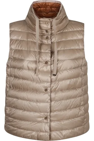 HERNO Femme, Vestes, , Taille: 42 FR Gilet Réversible en Duvet avec Fermeture Éclair