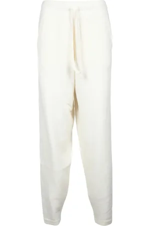ABSOLUT CASHMERE Femme, Pantalons, Blanc, Taille: 36 FR Pantalon