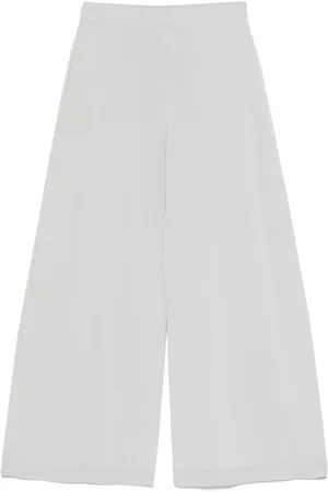 D.EXTERIOR Femme, Pantalons, Gris, Taille: 42 FR Pantalon Large Élastique Gris Clair