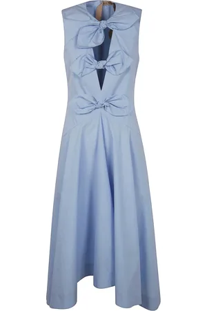 Nº21 Femme, Robes, Bleu, Taille: 40 FR Robe en coton élégante