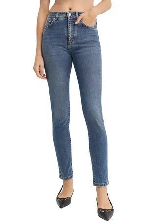 Dolce & Gabbana Femme, Jeans, Bleu, Taille: 36 FR Jean Slim Bleu Chevilles Étroites