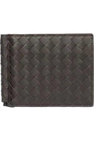 Bottega Veneta Homme, Accessoires, Brun, Taille: ONE Size Portefeuilles Intrecciato