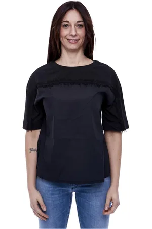 ALPHA STUDIO Femme, Tops, Noir, Taille: 36 FR Maillot Col Roulé Femme