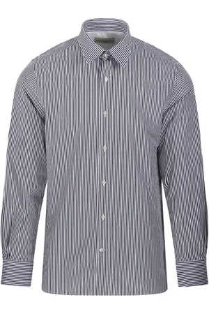OFFICINE GENERALE Homme, Chemises, Noir, Taille: L Chemise Giacomo Noir/Blanc