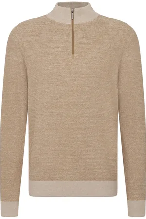 Bugatti Homme, Pulls, , Taille: 2XL Pull en Tricot 2 tons avec Fermeture Éclair